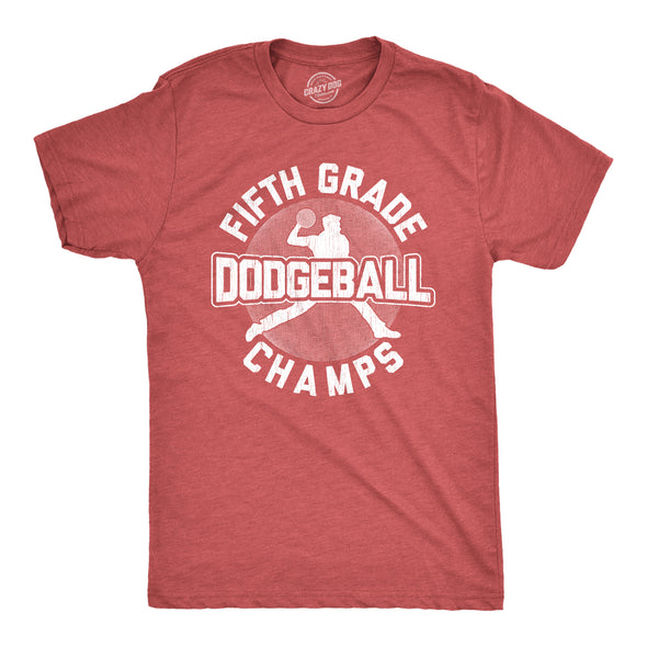 Fifth Grade Dodgeball Champs Men's Tshirt