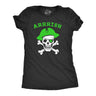 Womens Arrrish T Shirt Funny Saint Patricks Day Irish Pirate St Patty Humor Tee