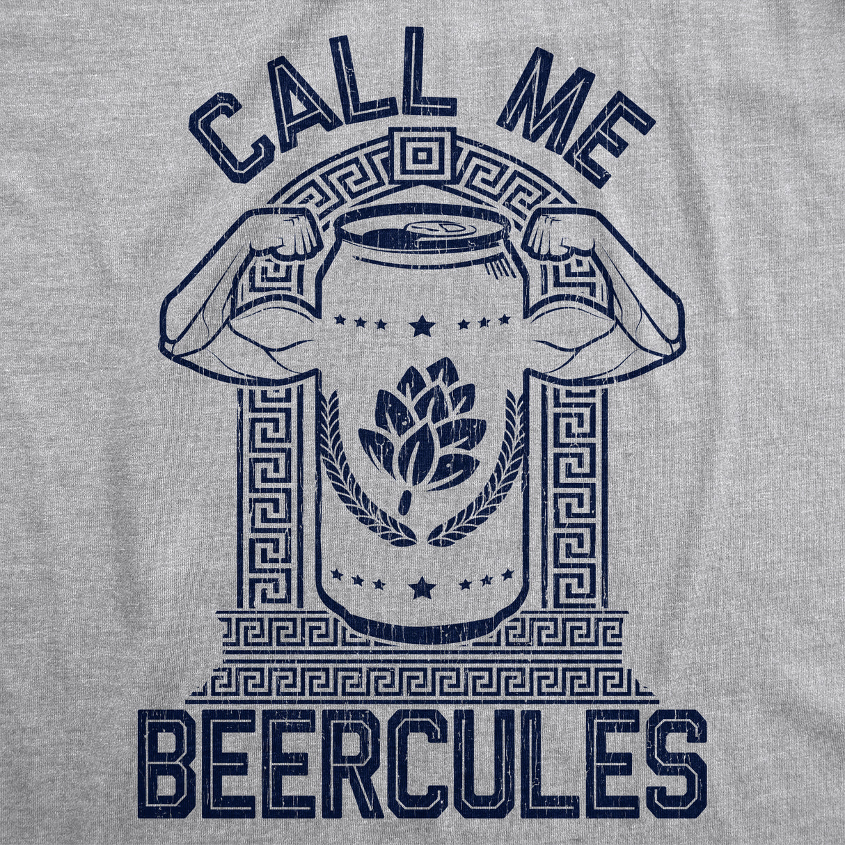 Mens Fitness Tank Call Me Beercules Tanktop Funny Drinking Workout Novelty Shirt