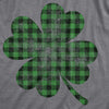 Buffalo Plaid Shamrock Men's Tshirt