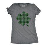 Womens Lit Shamrock T Shirt Funny Day Drinking Saint Patricks Day St Patty Tee