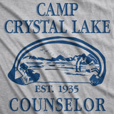 Womens Camp Crystal Lake T shirt Funny Graphic Camping Vintage Adult Novelty Tees