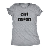 Womens Cat Mom Tshirt Funny Pet Animal Lover Kitty Novelty Tee