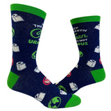 Men's Keep The Earth Clean It's Not Uranus Socks Funny Toilet Space Humor Graphic Footwear