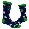 Men's Keep The Earth Clean It's Not Uranus Socks Funny Toilet Space Humor Graphic Footwear