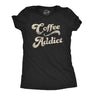 Womens Coffee Addict Tshirt Funny Morning Cup Caffiene Drink Novelty Tee