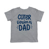 Toddler Cuter Version Of Dad Tshirt Funny Son Family Boy Graphic Novelty Tee