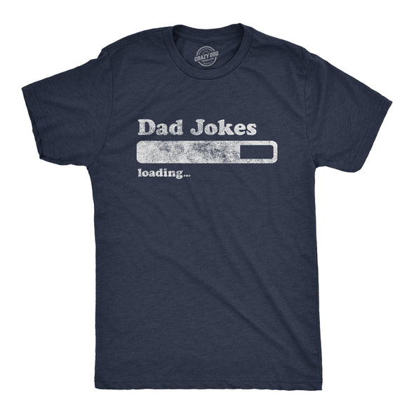 Dad Jokes Loading Men's Tshirt