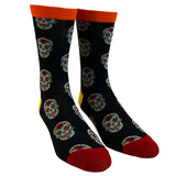 Men's Sugar Skull Socks Funny Day Of The Day Mexico Graphic Novelty Footwear