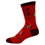 Men's Deez Nuts Socks Funny Christmas Nutcracker Sarcastic Graphic Footwear