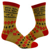 Men's Funny Sarcastic Socks Humorous Introvert Retro Vintage Footwear