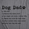 Mens Dog Dad Definition Tshirt Funny Fathers Day Pet Puppy Animal Lover Graphic Tee