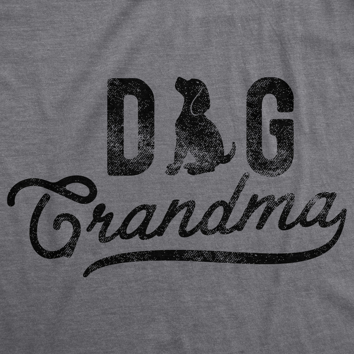 Womens Dog Grandma Tshirt Cute Pet Puppy Animal Lover Graphic Tee For Grandfather