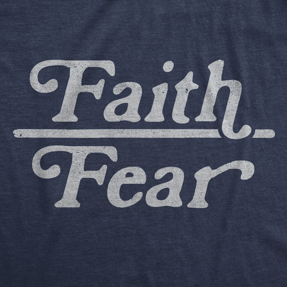 Womens Faith Over Fear Tshirt Cute Religion Faithful Empowerment Novelty Tee