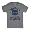 Mens Football Is My Favorite Season Tshirt Funny Big Game Sunday Graphic Novelty Tee