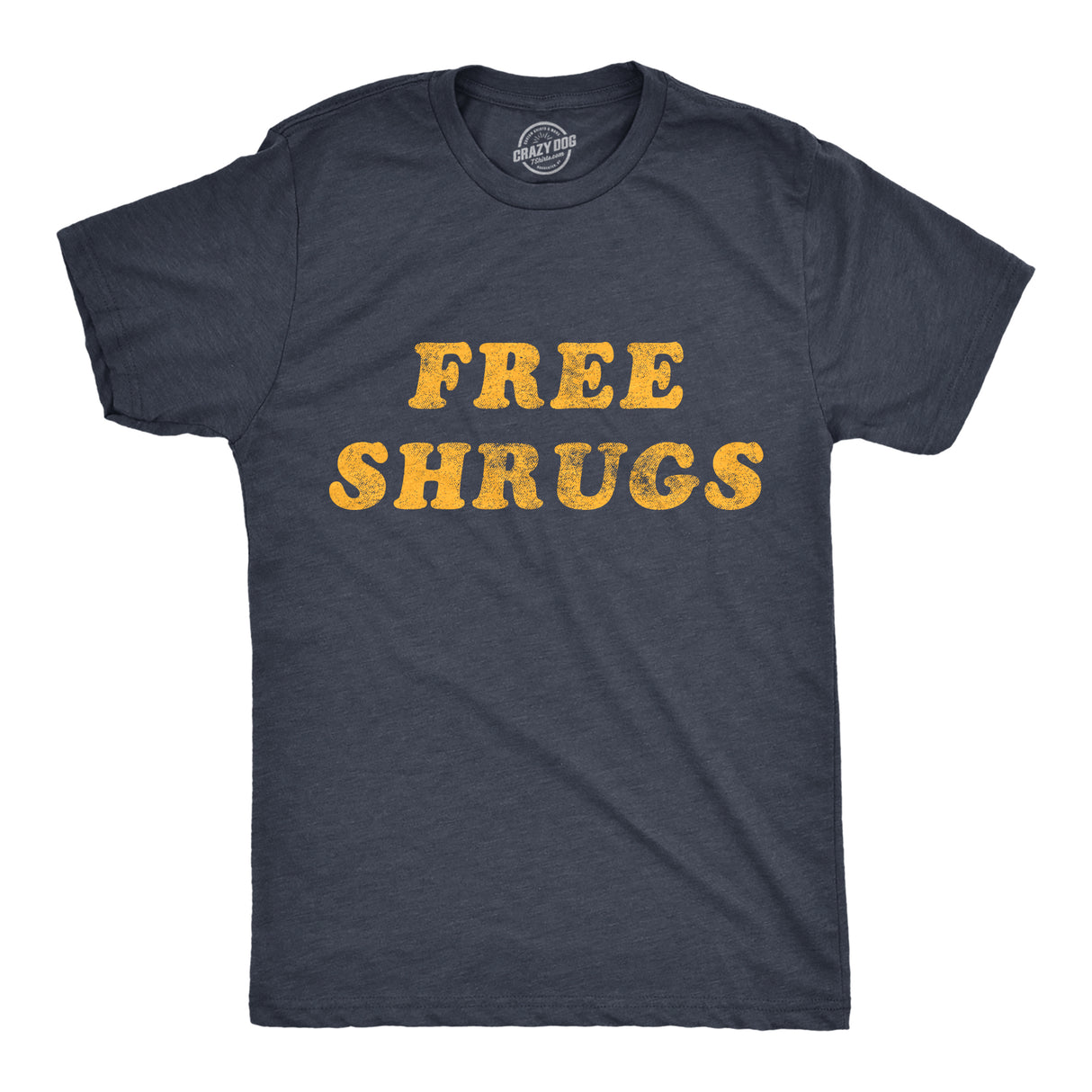 Mens Free Shrugs Tshirt Funny Introvert Hugs Sarcastic Novelty Graphic Tee