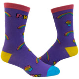 Men's Gay Socks Cool LGBTQ Equality Pride Parade Novelty Footwear