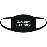 Grumpy Old Guy Face Mask Funny Fathers Day Senior Nose And Mouth Covering