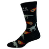 Men's Guess I'll Die Socks Funny Dinosaur Extinction Meteor Graphic Novelty Footwear