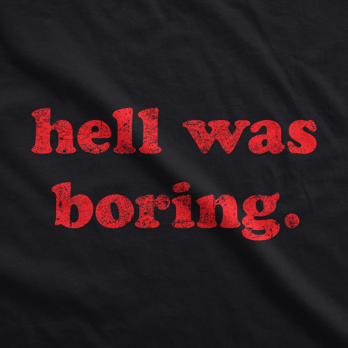 Hell Was Boring Face Mask Funny Halloween Devil Graphic Nose And Mouth Covering