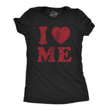 Womens I Love Me Tshirt Funny Cute Inspirational Motivational Heart Tee