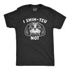 Womens I Shih-Tzu Not Tshirt Funny Pet Puppy Dog Lover Graphic Novelty Tee