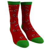 Men's Naughty Nice I Tried Socks Funny Christmas List Good Bad Graphic Footwear