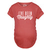 Maternity I've Been Naughty Tshirt Cute Christmas Holiday Pregnancy Tee