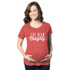 Maternity I've Been Naughty Tshirt Cute Christmas Holiday Pregnancy Tee