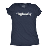 Womens Indoorsy Tshirt Funny Introvert Social Distancing Novelty Virus Tee