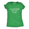 Womens I Like Leprechauns And Maybe 3 People T Shirt Funny Saint Patricks Day Tee