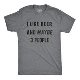 I Like Beer And Maybe 3 People Men's Tshirt