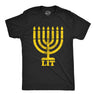 Lit Menorah Men's Tshirt