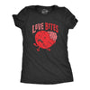 Womens Love Bites Tshirt Funny Valentines Day Heart Tee
