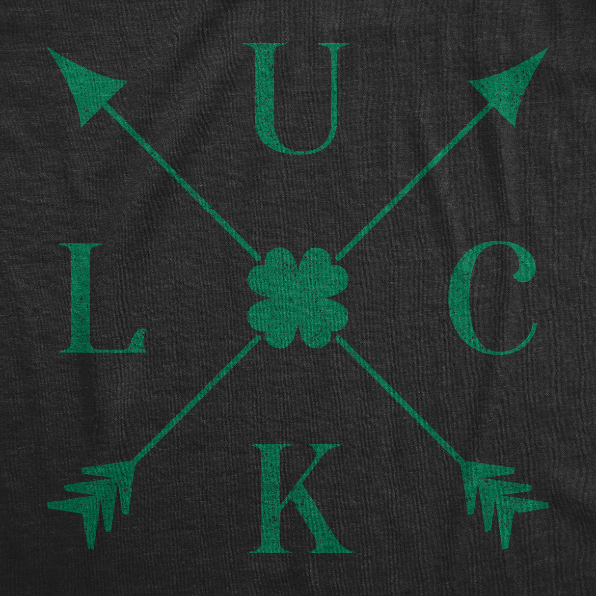 Womens Luck Arrows T Shirt Cute Shamrock Saint Patricks Day Patty Outfit Irish