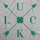 Womens Luck Arrows T Shirt Cute Shamrock Saint Patricks Day Patty Outfit Irish