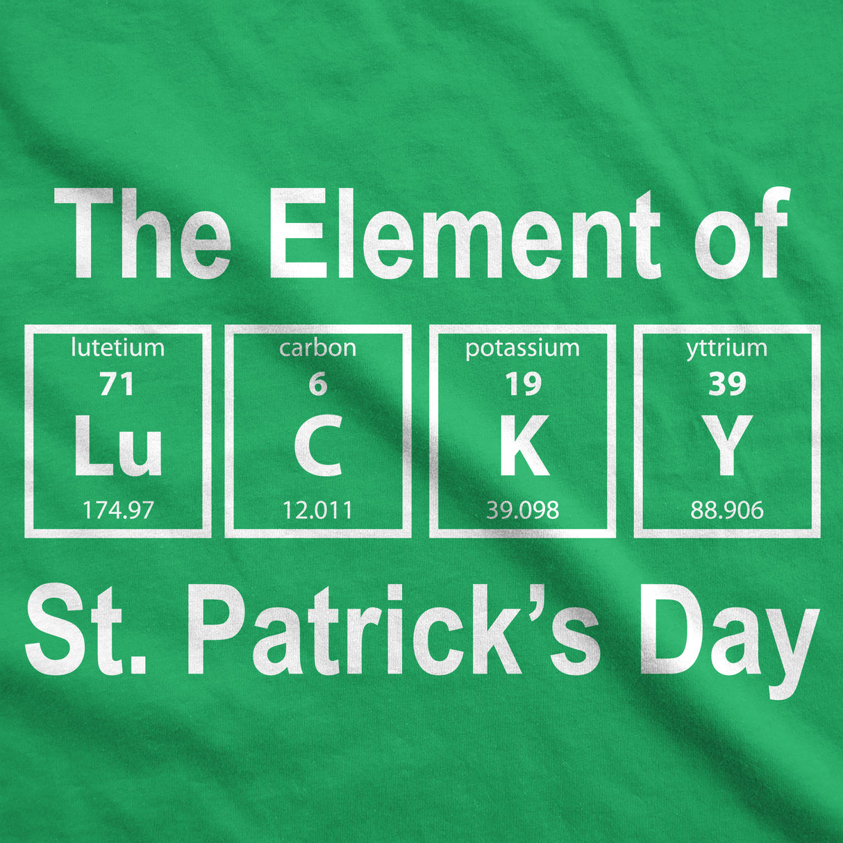 The Element Of St. Patrick's Day Men's Tshirt