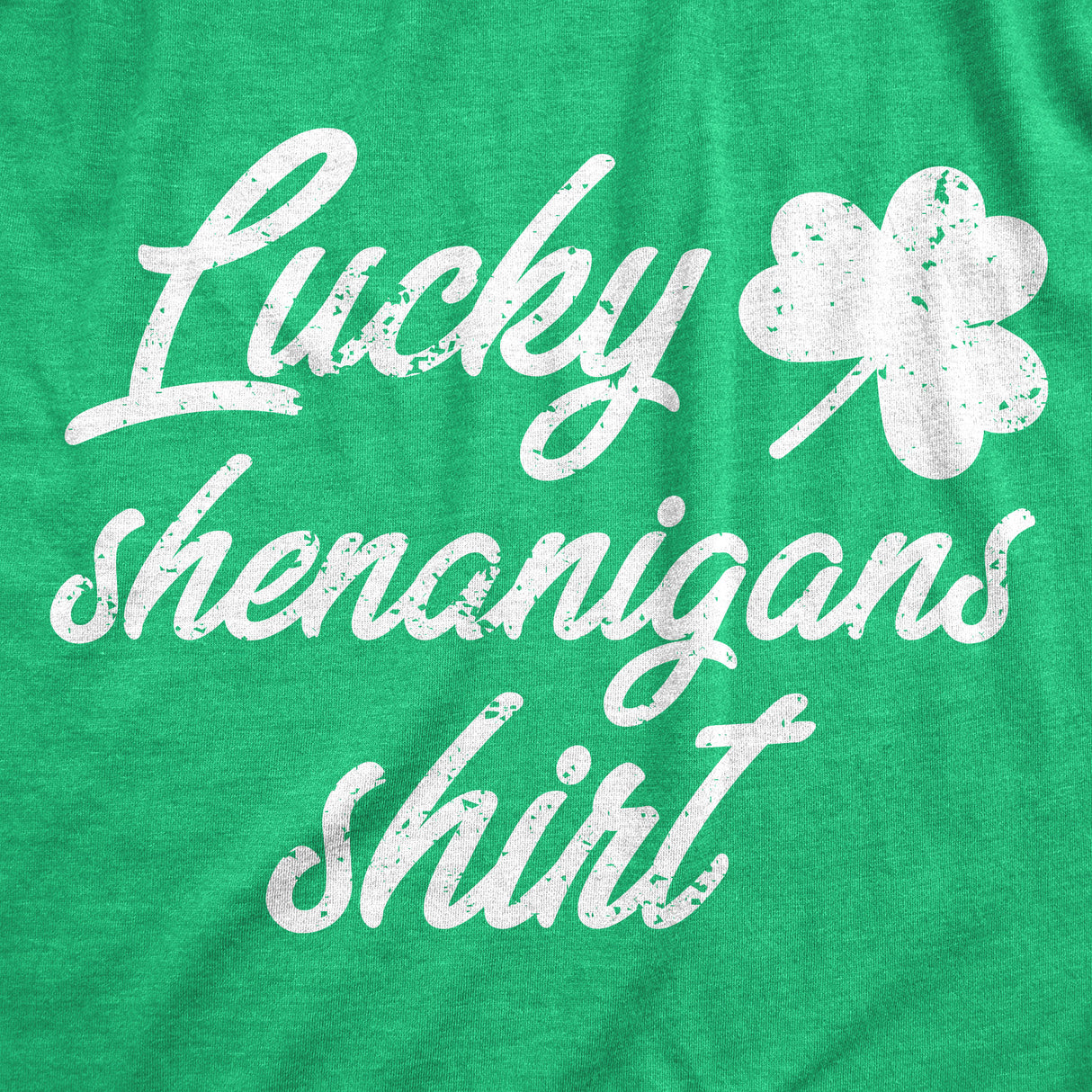 Womens Lucky Shenanigans Shirt Funny Saint Patricks Day Parade Tee