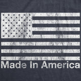 Womens Made In America Tshirt Funny Patriot Flag US Pride Party Graphic Tee