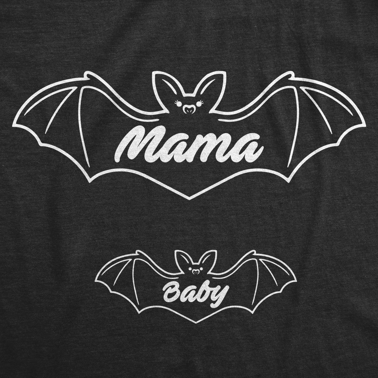 Maternity Mama Bat Baby Bat Pregancy Tee Funny Halloween Baby Announcement Graphic Tee