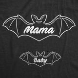 Maternity Mama Bat Baby Bat Pregancy Tee Funny Halloween Baby Announcement Graphic Tee