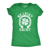 Womens Me Lucky Shirt T Shirt Funny Leprechaun Saint Patricks Day St Patty Tee