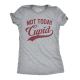 Womens Not Today Cupid Tshirt Funny Valentines Day Tee