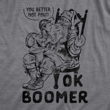 Ok Boomer You Better Not Pout Men's Tshirt