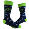 Funny Mens Video Game Socks Hilarious Gaming Footwear for Retro or Modern Gamer