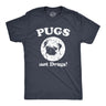 Pugs Not Drugs Men's Tshirt