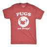 Pugs Not Drugs Men's Tshirt