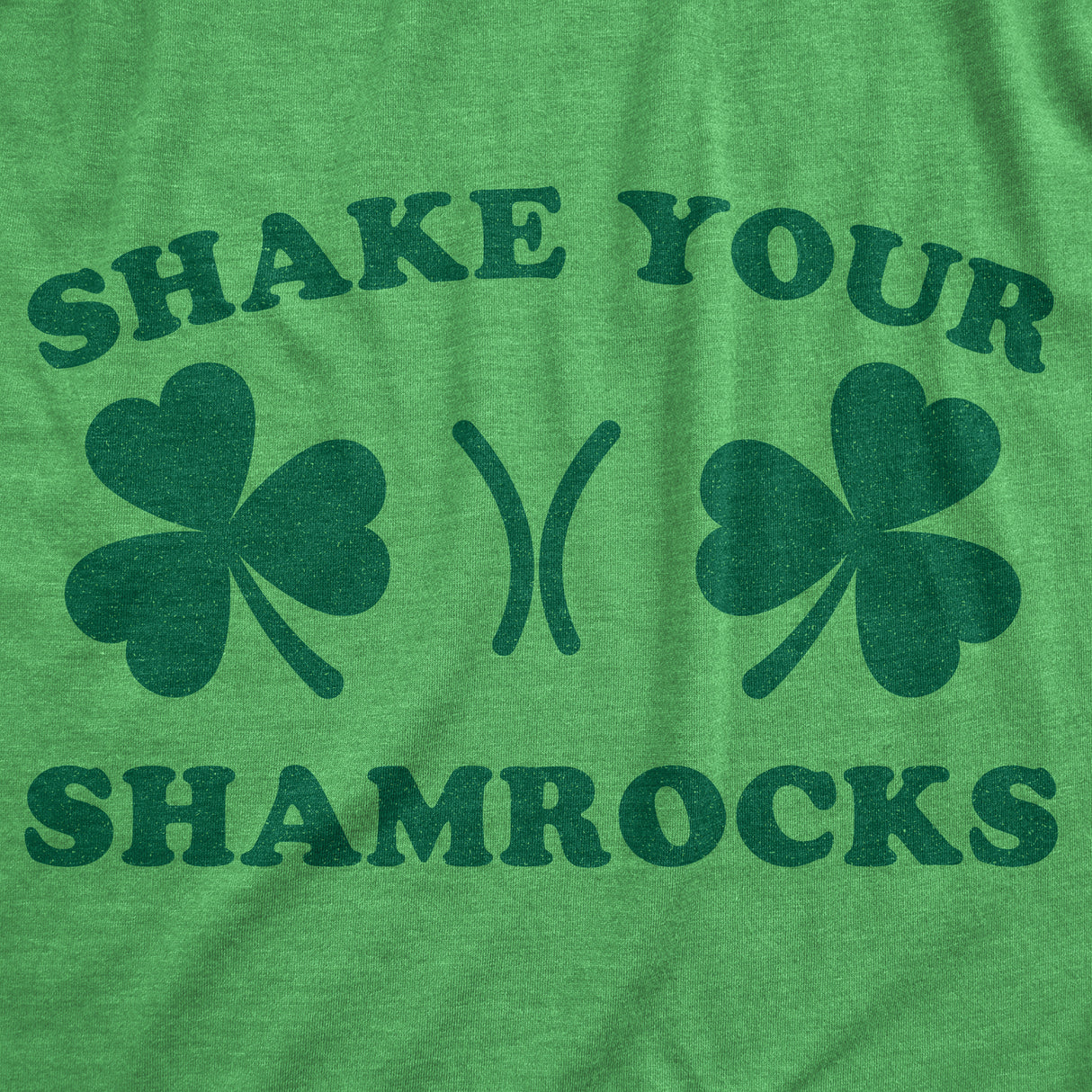 Womens Shake Your Shamrocks T Shirt Funny Saint Patricks Day Boobs St Patty Tee