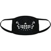 Sugar Skull Smiling Face Mask Funny Dia De Los Muertos Party Nose And Mouth Covering
