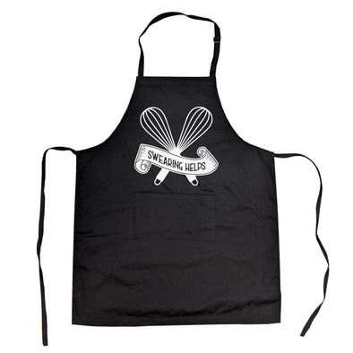 Swearing Helps Cookout Apron